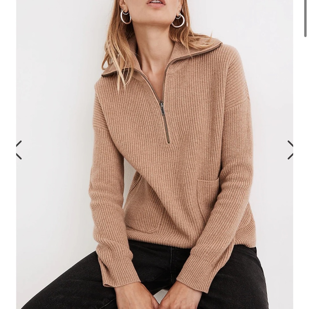 NWT Madewell Glenbrook half-zip pullover